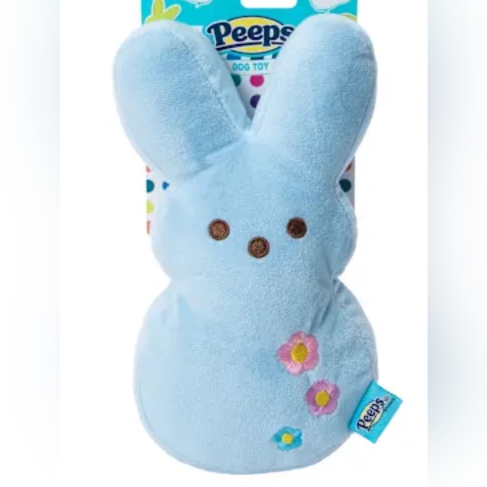 NEW!! Peeps® Bunny Plush Squeaker Dog Toy-(NWT)